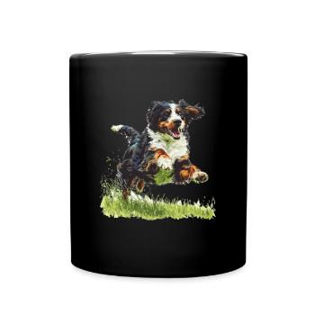 Bernedoodle chien race animal mignon Bernedoodle graphique - Mug uni - noir - Devant