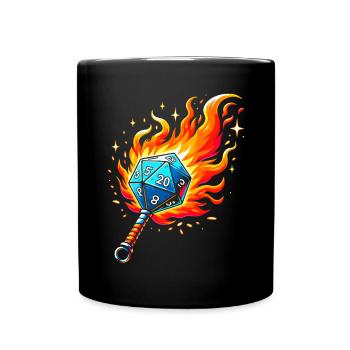 Jeu de rôle RPG Maître du jeu vidéo Gamer - Mug uni - noir - Devant