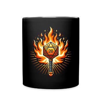 Jeu de rôle RPG Maître du jeu vidéo Gamer - Mug uni - noir - Devant