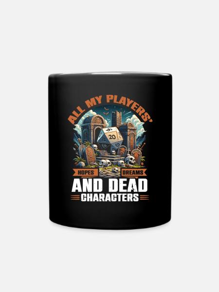 Jeu de rôle RPG Maître du jeu vidéo Gamer - Mug uni - noir