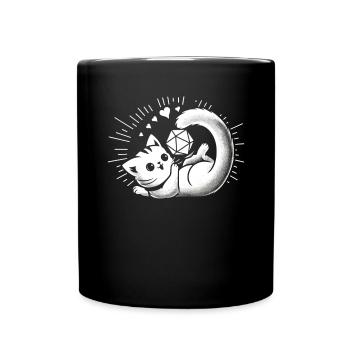 Jeu de rôle RPG Maître du jeu vidéo Gamer - Mug uni - noir - Devant