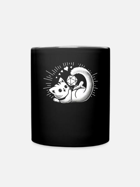 Jeu de rôle RPG Maître du jeu vidéo Gamer - Mug uni - noir