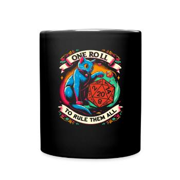 Jeu de rôle RPG Maître du jeu vidéo Gamer - Mug uni - noir - Devant