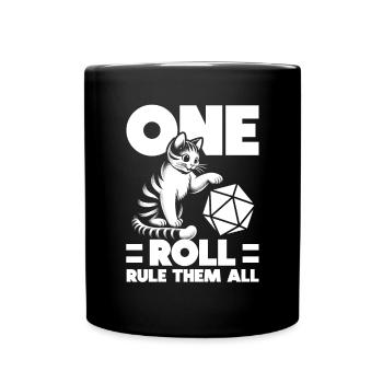 Jeu de rôle RPG Maître du jeu vidéo Gamer - Mug uni - noir - Devant