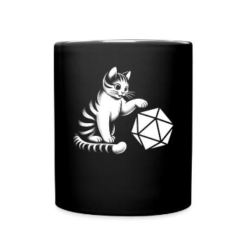 Jeu de rôle RPG Maître du jeu vidéo Gamer - Mug uni - noir - Devant