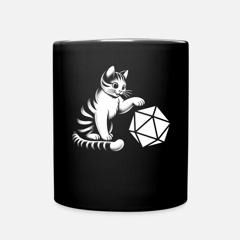Jeu de rôle RPG Maître du jeu vidéo Gamer - Mug uni - noir