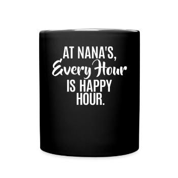 Nana Gifts - Tasse einfarbig - Schwarz - Vorne