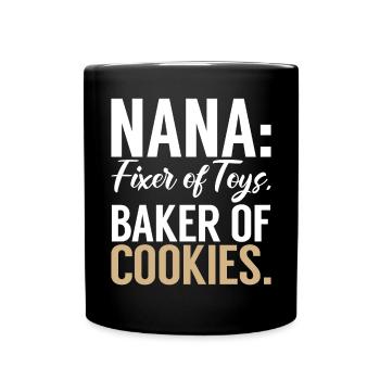 Nana Gifts - Full Colour Mug - black - Front