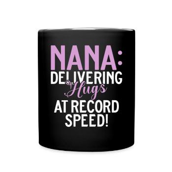 Nana Gifts - Tasse einfarbig - Schwarz - Vorne