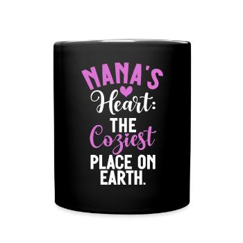 Nana Gifts - Tasse einfarbig - Schwarz - Vorne