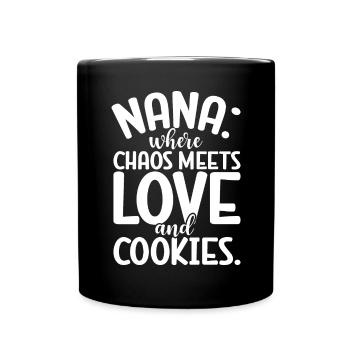 Nana Gifts - Full Colour Mug - black - Front
