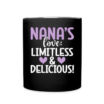 Nana Gifts - Tasse einfarbig - Schwarz - Vorne