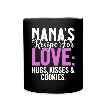 Nana Gifts - Tasse einfarbig - Schwarz - Vorne