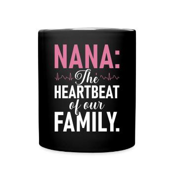 Nana Gifts - Tasse einfarbig - Schwarz - Vorne