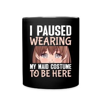 Femboy Crossdressing - Tasse einfarbig - Schwarz - Vorne