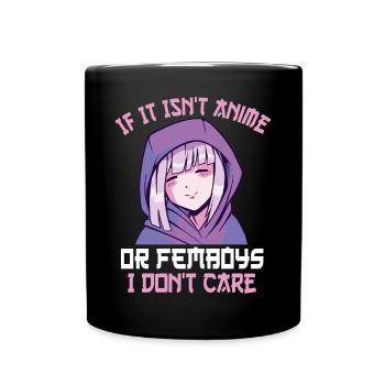 Crossdressing Crossdresser MTF - Tasse einfarbig - Schwarz - Vorne