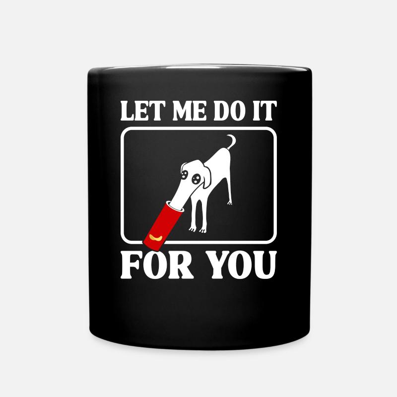 Drôle de chien barzoï Meme - Mug uni - noir