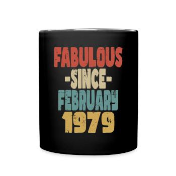 Fabuleux Février 1979 - Mug uni - noir - Devant