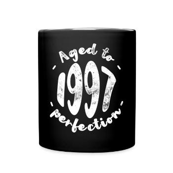 Aged to 1997 Perfection - Full Colour Mug - black - Front