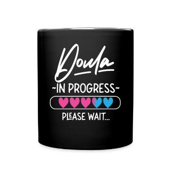 Doula Travailleuse à la naissance Doula étudiante - Mug uni - noir - Devant