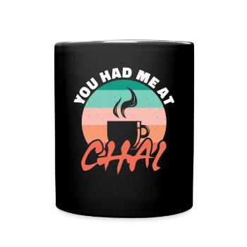 Tu m’as eu au chai - Mug uni - noir - Devant