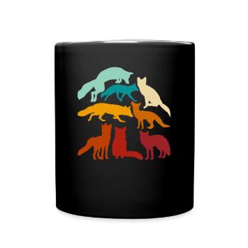 Cadeaux amusants pour les amoureux du renard - Mug uni - noir - Devant