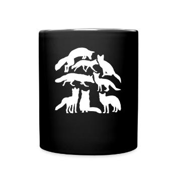 Cadeaux amusants pour les amoureux du renard - Mug uni - noir - Devant