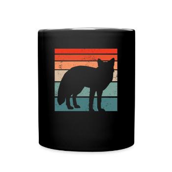 Cadeaux amusants pour les amoureux du renard - Mug uni - noir - Devant