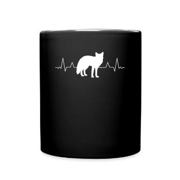 Lustige Geschenke für Fuchsliebhaber - Tasse einfarbig - Schwarz - Vorne