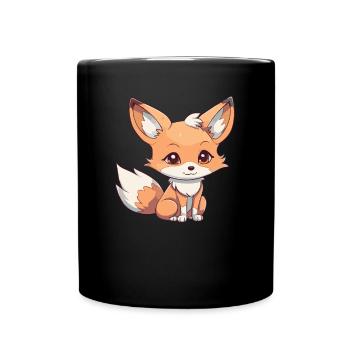 Cadeaux amusants pour les amoureux du renard - Mug uni - noir - Devant