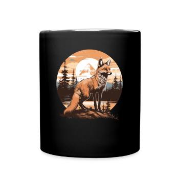 Cadeaux amusants pour les amoureux du renard - Mug uni - noir - Devant