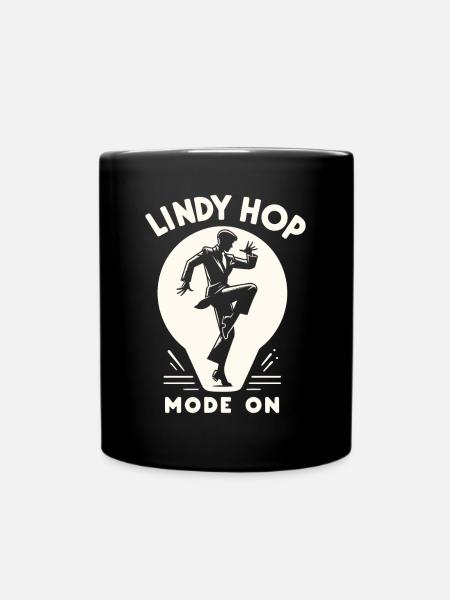 Lindy Hop Passion Danse Swing - Mug uni - noir
