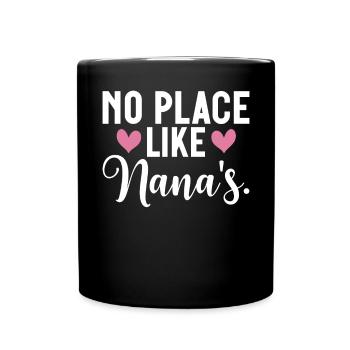 Nana Gifts - Tasse einfarbig - Schwarz - Vorne