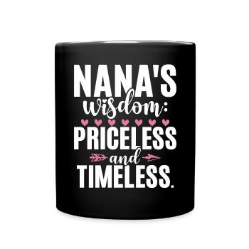 Nana Gifts - Tasse einfarbig - Schwarz - Vorne