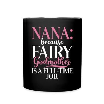 Nana Gifts - Tasse einfarbig - Schwarz - Vorne