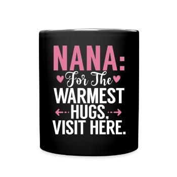 Nana Gifts - Tasse einfarbig - Schwarz - Vorne