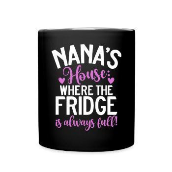 Nana Gifts - Tasse einfarbig - Schwarz - Vorne