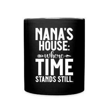 Nana Gifts - Tasse einfarbig - Schwarz - Vorne