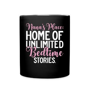 Nana Gifts - Tasse einfarbig - Schwarz - Vorne