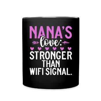 Nana Gifts - Tasse einfarbig - Schwarz - Vorne