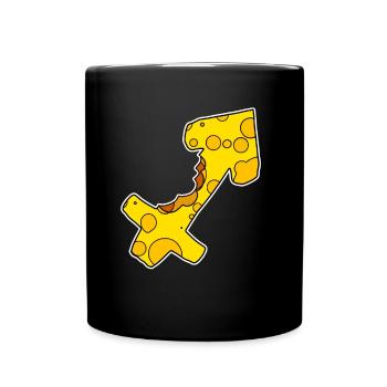 Zodiac sign Sagittarius Symbol - Full Colour Mug - black - Front