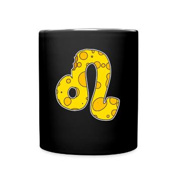 Signe du zodiaque Lion Symbole - Mug uni - noir - Devant