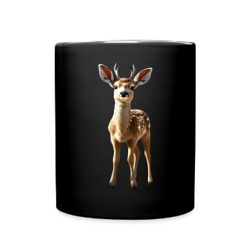 Roe Deer Fawn Costume Roebuck Deer Cute Deer Fawn - Full Colour Mug - black - Front