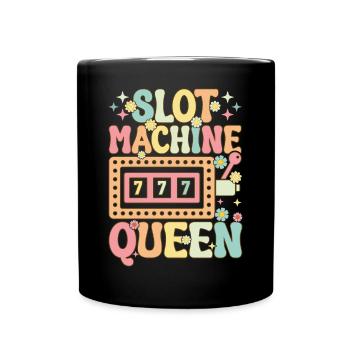 Groovy Casino Liebhaber Glücksspiel - Tasse einfarbig - Schwarz - Vorne