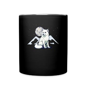 Funny Gifts for Fox Lovers - Full Colour Mug - black - Front
