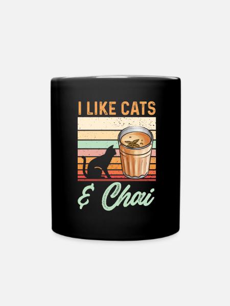 Chai Tee Masala Chai - Tasse einfarbig - Schwarz