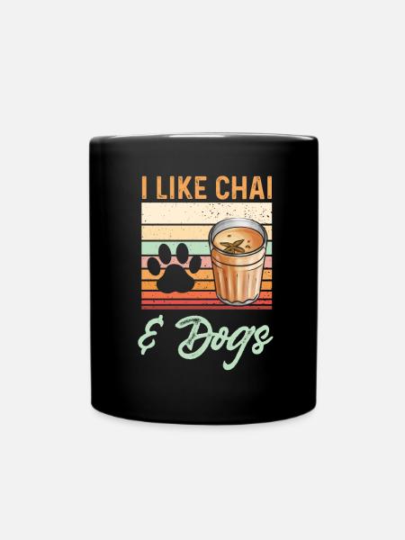 Chai Tee Masala Chai - Tasse einfarbig - Schwarz