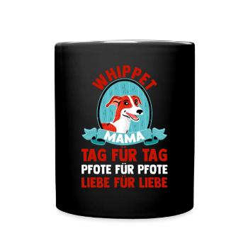 Dog Dog Mom WhippetMom Mom Whippet - Full Colour Mug - black - Front
