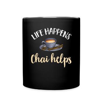 Thé Chai Masala Chai - Mug uni - noir - Devant