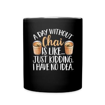 Thé Chai Masala Chai - Mug uni - noir - Devant